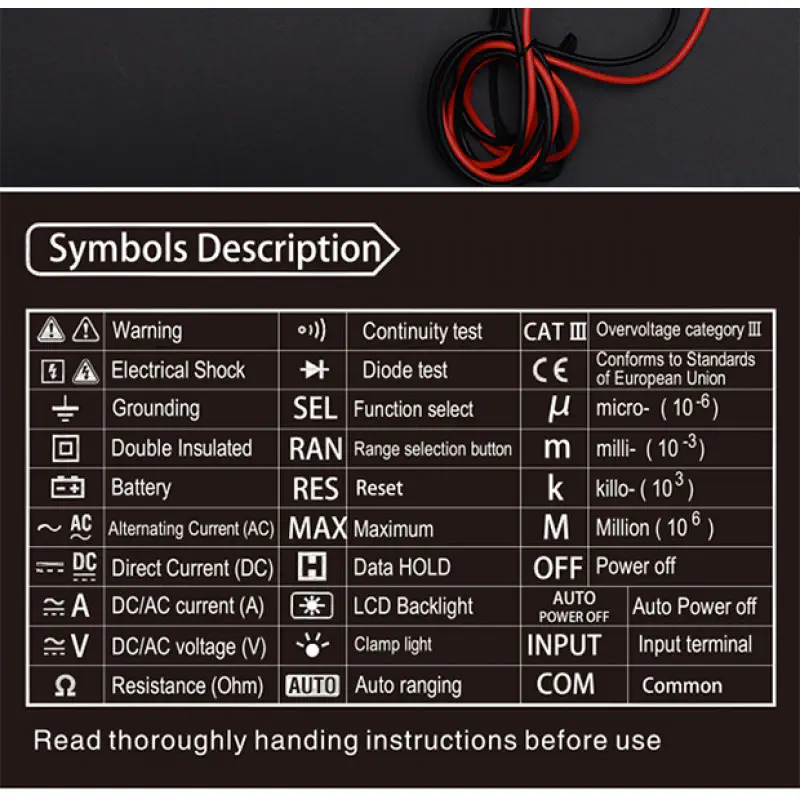 Harden Digital Clamp Multimeter AC/DC Model: 661003