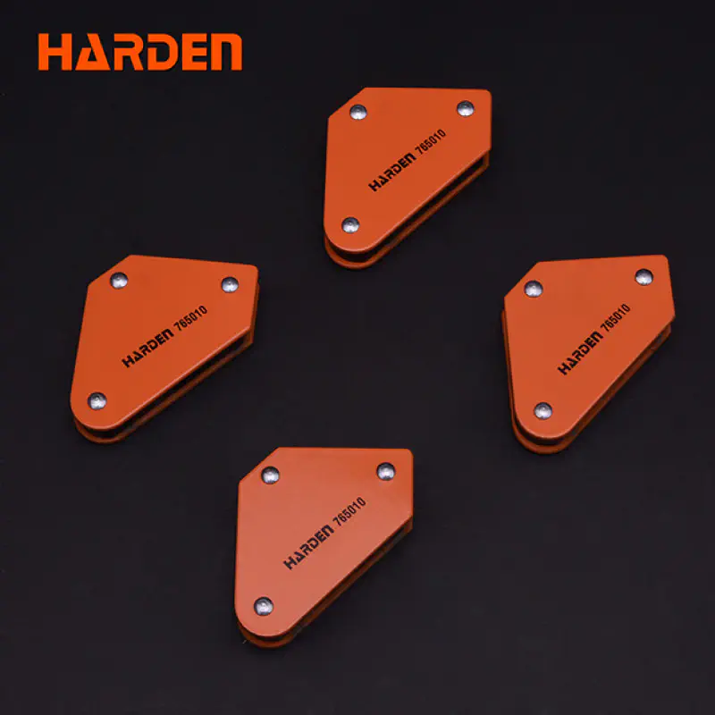Harden 4Pcs Welding Magnetic Angle Set Corner Clamp, Multi-Angle, for Welding and Holding Purpose, 4.5kg Holding Force Capacity Model: 765010