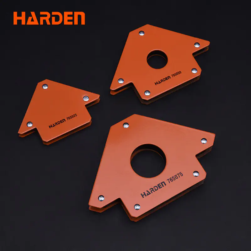 Harden 25LB | 50LB | 75LB Magnetic Welding Holder,  Welding Magnetic Angle Set Corner Clamp, Multi-Angle, for Welding and Holding Purpose ( Model: 765025 | 765050 | 765075 )