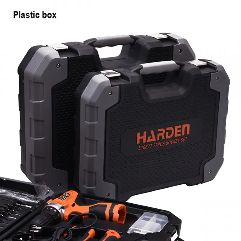 HARDEN Multi-Functional Power Drills Combo Tools 36 Pcs Electric Impact Drill Tool Set with Blow Case 510836