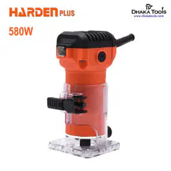 HARDEN 580w Hand Electric Wood Trimmer Router Hand Brushless Electric Wood Trimmer Portable Woodworking Collet Chuck Diameter Model: 752732