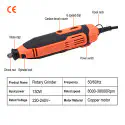 HARDEN Die Grinder Set 135W 211pcs Hand Power Small Mini Grinder Kit Portable Hobby Rotary Electric Grinder Tool Set 752912