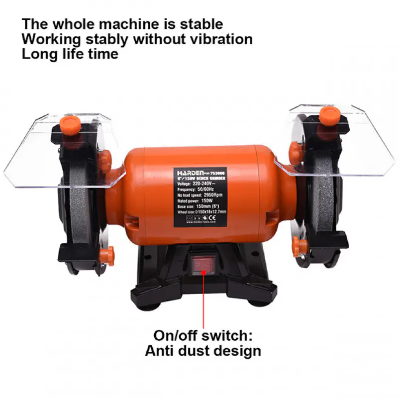 Harden 8" Bench Grinder 350W Model: 753608