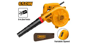 INGCO Aspirator Blower 650W Heavy Duty with Variable Speed – Model AB6038