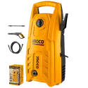 INGCO HPWR14008 High Pressure Washer – 1400W Induction Motor, 130 Bar (1900PSI), 5.5 L/min Flow Rate, Car & Bike Washer with 5m Pressure Hose