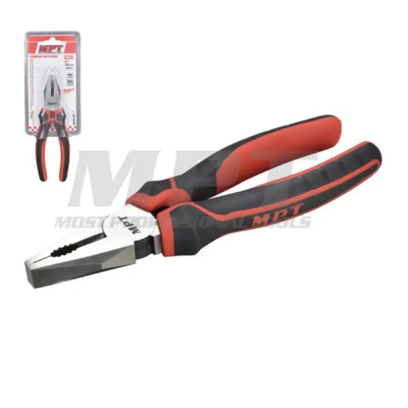 MPT Combination Pliers ( 6" / 7" / 8" ) Cr-V, black finish Model: ( MHB01001-6 / MHB01001-7 / MHB01001-8 )