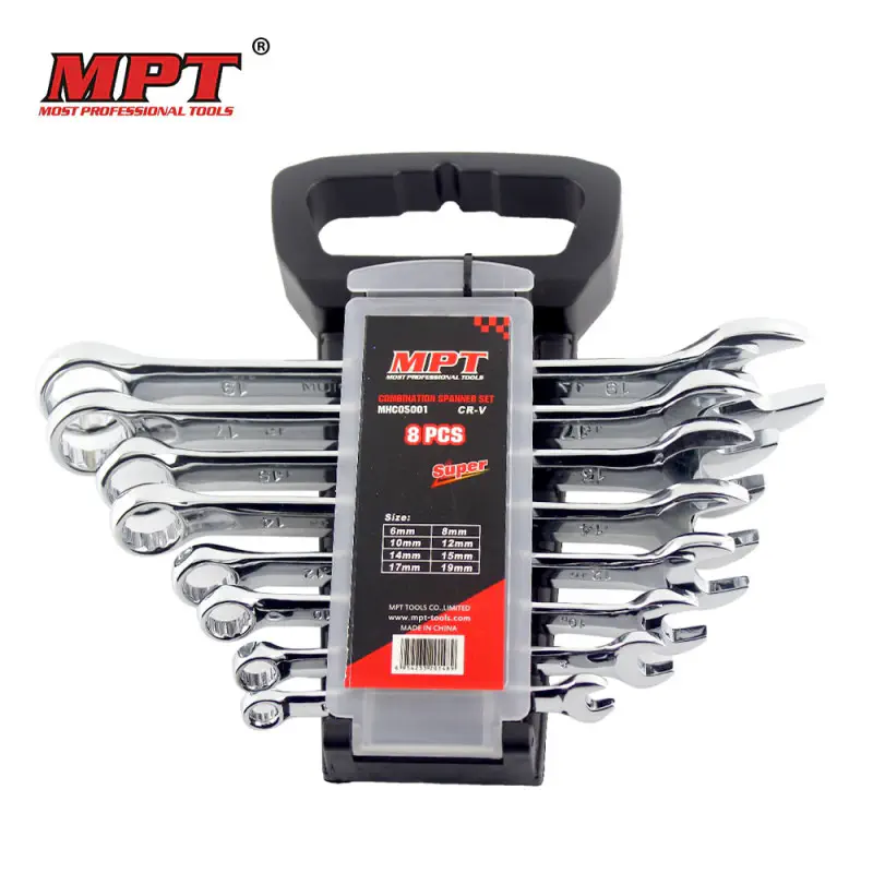MPT 8Pcs Combination Spanner Set (6,8,10,12,14,15 & 17mm) MHC05001