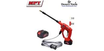 MPT 21V Portable Power Washer, Cordless High Pressure Washer for Car Washing, Max 507 PSI Power Cleaner with 2 Nozzles UMCPW2103