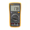 FLUKE 17B+ Digital Multimeter, for Electrical Applications, Measures AC/DC Voltage 1000V, Current Measurements to 10A, Resistance, Continuity, Diode, Capacitance, Frequency, and Temperature Testing