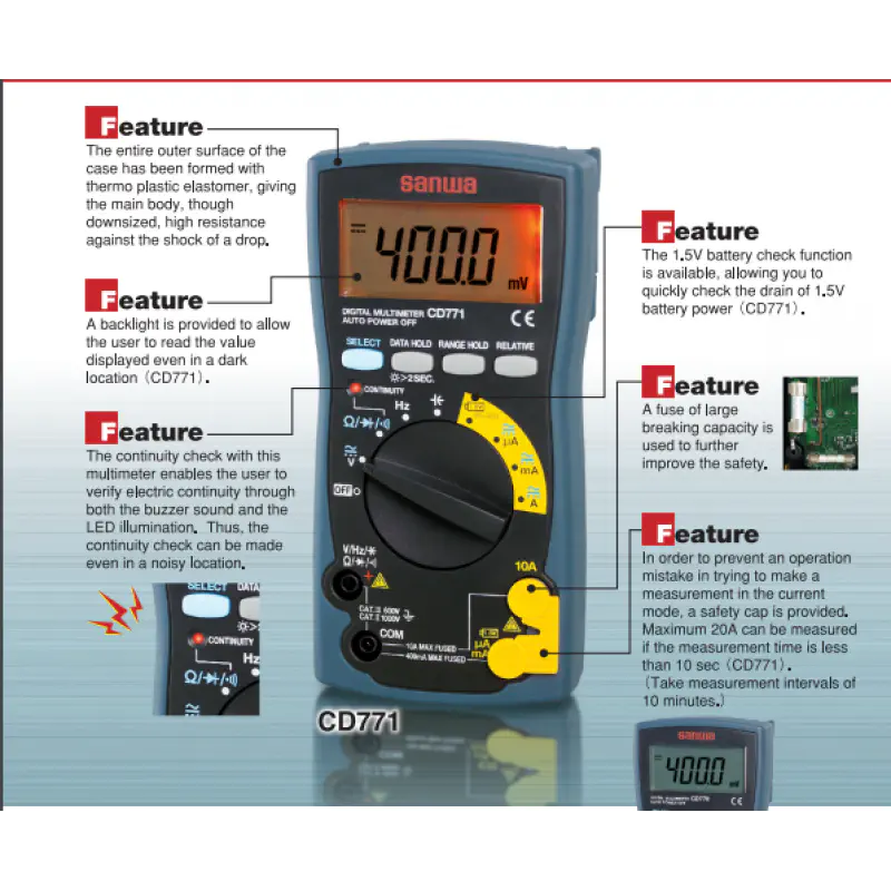 SANWA CD770 Digital Multimeter