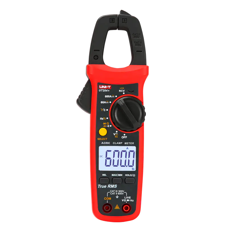 UNI-T UT204+ Digital Clamp Meter AC/DC 600A Clamp on meter Current Tester High Precision Multimeter.