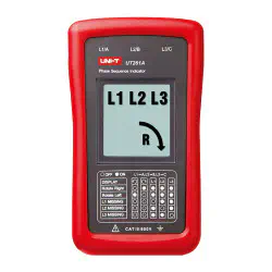 UNI-T UT261A Phase Sequence and Motor Rotation Indicators
