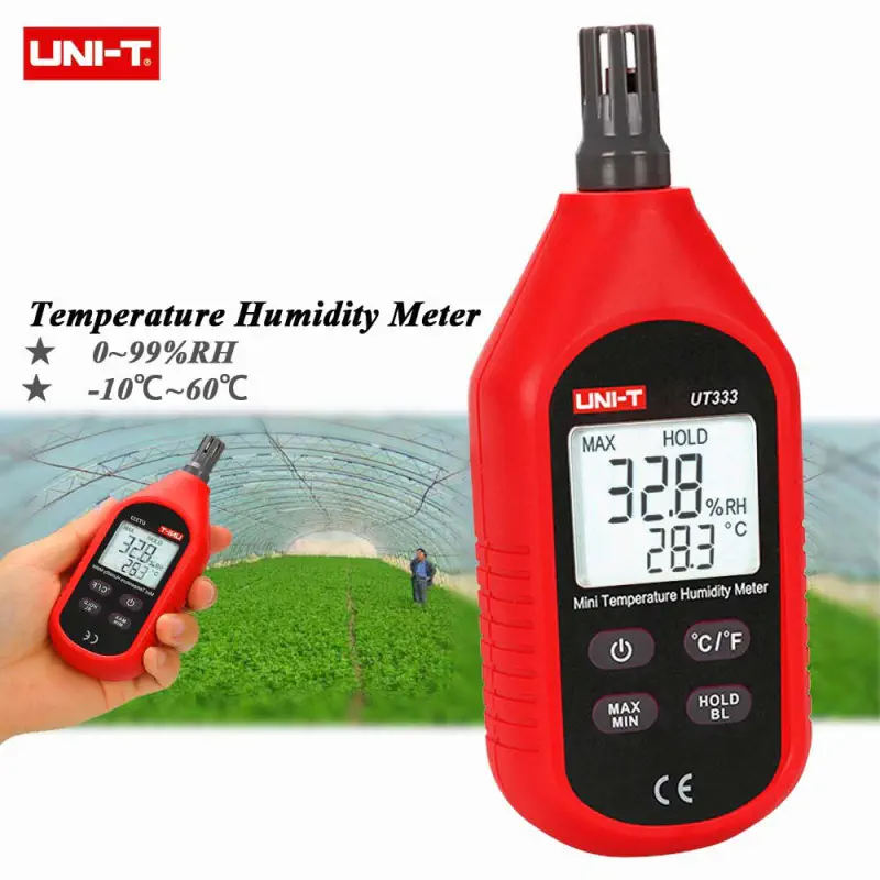 UNI-T UT333 Mini Temperature & Humidity Meter Thermometer & Hygrometer