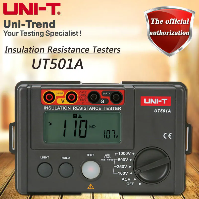 UNI-T UT501A Digital Insulation Resistance Tester Megger Meter