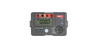 UNI-T UT522 Digital Earth Tester – 4000 Counts, 0–4000Ω Earth Resistance, 2-Wire & 3-Wire Testing, Professional Ground Tester