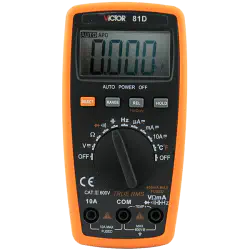 VICTOR 81D Digital Multimeter AC/DC 600V 10A ( 40MΩ, 100uF, 30MHz ) M