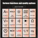 VICTOR 610B+ 1000A AC/DC Digital Clamp Meter AC 750V,  DC 1000V, 5999 counts VFC True RMS NCV Live Flashlight clam