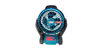TANDT 12" Cordless Rechargeable Fan with Battery & Charger, 21watt, Brushed Motor Model: TTTF2024