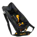TOLSEN 17" Industrial Tool Bag Rigid Frame With Adjustable Shoulder Strap Model: 80101