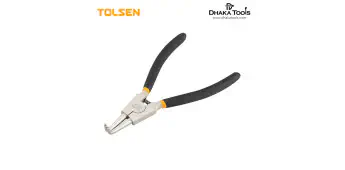 TOLSEN 7" External Circlip Pliers, Bent (180mm, 7 inch) Model: 10092