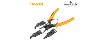 TOLSEN 4Pcs Combination Circlip Plier Set (6") Model: 10100