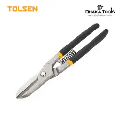 TOLSEN 10" Professional Tinman's Snips (250mm) Bi-Dipped Handle Model: 30030