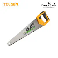 TOLSEN 16" Hand Saw (400mm) 7 TPI TPR Handle Model: 31070