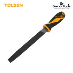 TOLSEN 8" Steel File Flat  TPR Handle 32001