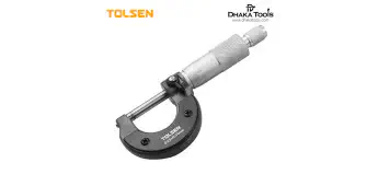 TOLSEN Micrometer Machinist Measuring w/ Case (0-25mm) 35055
