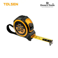 TOLSEN 10ft Measuring Tape (3 Meter ) with Nylon Coated Blade Industrial TPR Handle Model: 36002