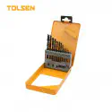 TOLSEN 13Pcs HSS Twist Drill Bits Set 1.5mm to 6.5mm Model: 75080
