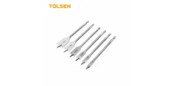 TOLSEN 6pcs Flat Wood Bits Set (3/8"-1") Model: 75656