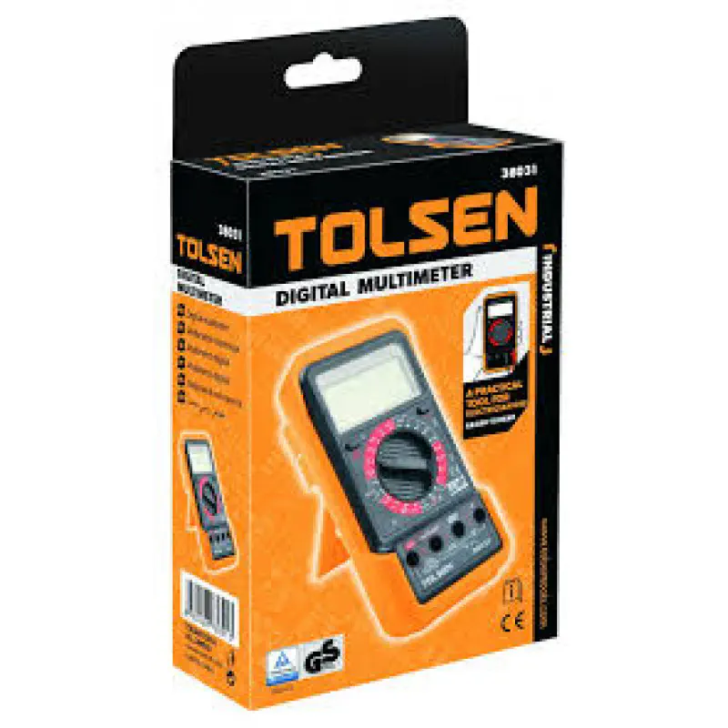 Tolsen Digital Multimeter (Industrial) AC/DC 300V 10A Model: 38031