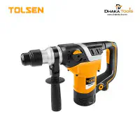 TOLSEN 1050W Rotary Hammer SDS-plus 45mm w/ Free 5Pcs Drills & Hard Case 4.5J FX Series Industrial Model: 88530