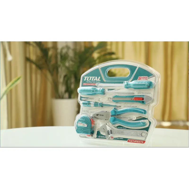TOTAL 7Pcs Hand Tools Set Household Tool Set Model: THKTHP90076