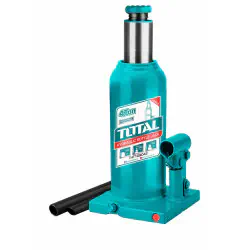 TOTAL Hydraulic Bottle Jack 4 Ton Capacity, 190-370mm Lift Range, with Safety Valve & Screw Extension THT109042