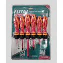 TOTAL 6Pcs Insulated Screwdriver Set THTIS566