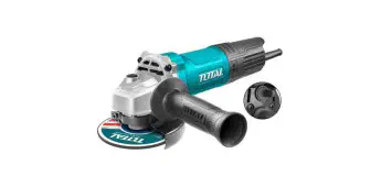 TOTAL Angle Grinder TG10710056 – 750W, 12000 rpm, 100mm (4") Disc, M10 Spindle, Rear On/Off Switch, Industrial
