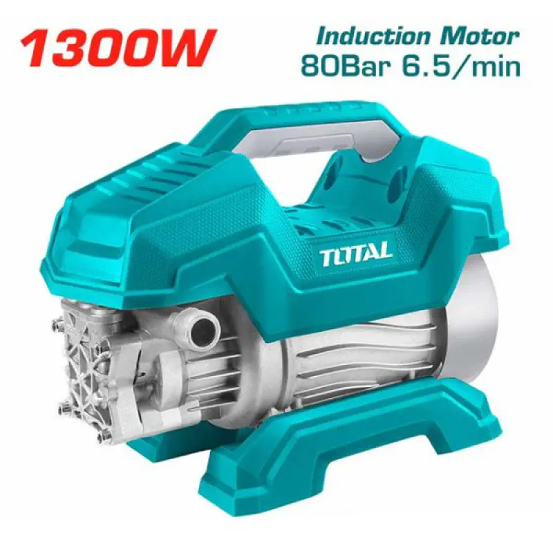 Total 1300W, 80 Bar High Pressure Washer, Copper wire induction motor, Model: TGT11216