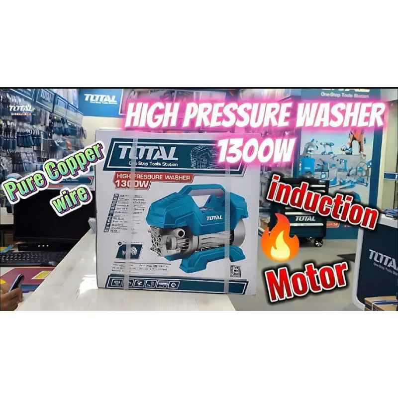 Total 1300W, 80 Bar High Pressure Washer, Copper wire induction motor, Model: TGT11216