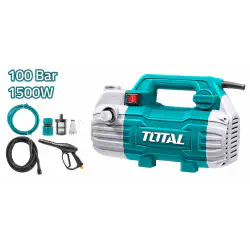 TOTAL TGT11236 High Pressure Washer, 1500W, 100 Bar, Car Washer, Copper wire induction motor; Model: TGT11236 