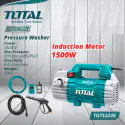 TOTAL TGT11236 High Pressure Washer, 1500W, 100 Bar, Car Washer, Copper wire induction motor; Model: TGT11236 