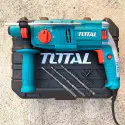 TOTAL Rotary Hammer TH306236 – 650W, 1.7J Impact Energy, SDS Plus Chuck, 22mm Concrete Capacity, with 3 Drill Bits & BMC Case