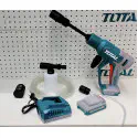 TOTAL TPWLI20362 Cordless pressure washer 24.8Bar, Car washer with battery & charge; 20V, 2.0Ah 