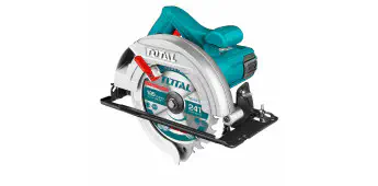 TOTAL Circular Saw 1400W, 4800 rpm, 185mm (7-1/4") TCT Blade, 0-45° Bevel, 65mm Cutting Depth, with Parallel Guide & Carbon Brushes TS11418526