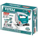 TOTAL Jig Saw TS2081006 – 800W, 800-3000 rpm Variable Speed, 100mm Wood / 10mm Steel / 20mm Aluminum Cutting, 5 Free Wood Blades
