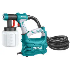 TOTAL HVLP Floor-Based Spray Gun TT5006 – 550W, 800ml Container, 850ml/min Max Flow, 3 Spray Patterns, with Viscosity Cup, Cleaning Needle & Shoulder Strap