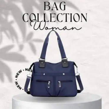 New Large Capacity women shoulder bag ( Blue )
