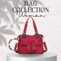 New Large Capacity women shoulder bag ( Red )