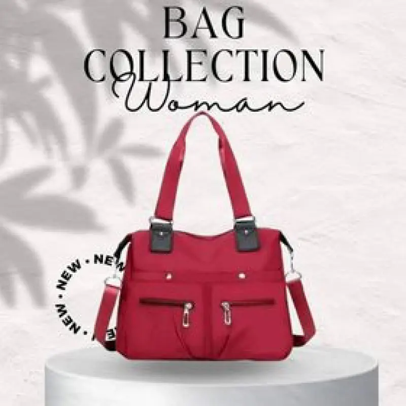 New Large Capacity women shoulder bag ( Red )